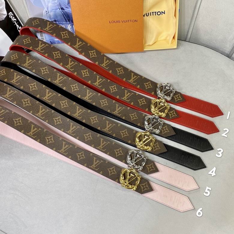 LV Belt 30mmX95-110cm 7D13